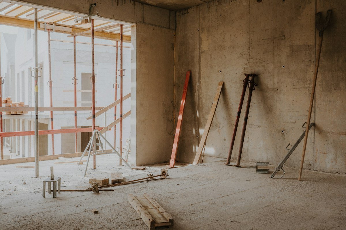 Avant-après nettoyage chantier appartement Bruxelles